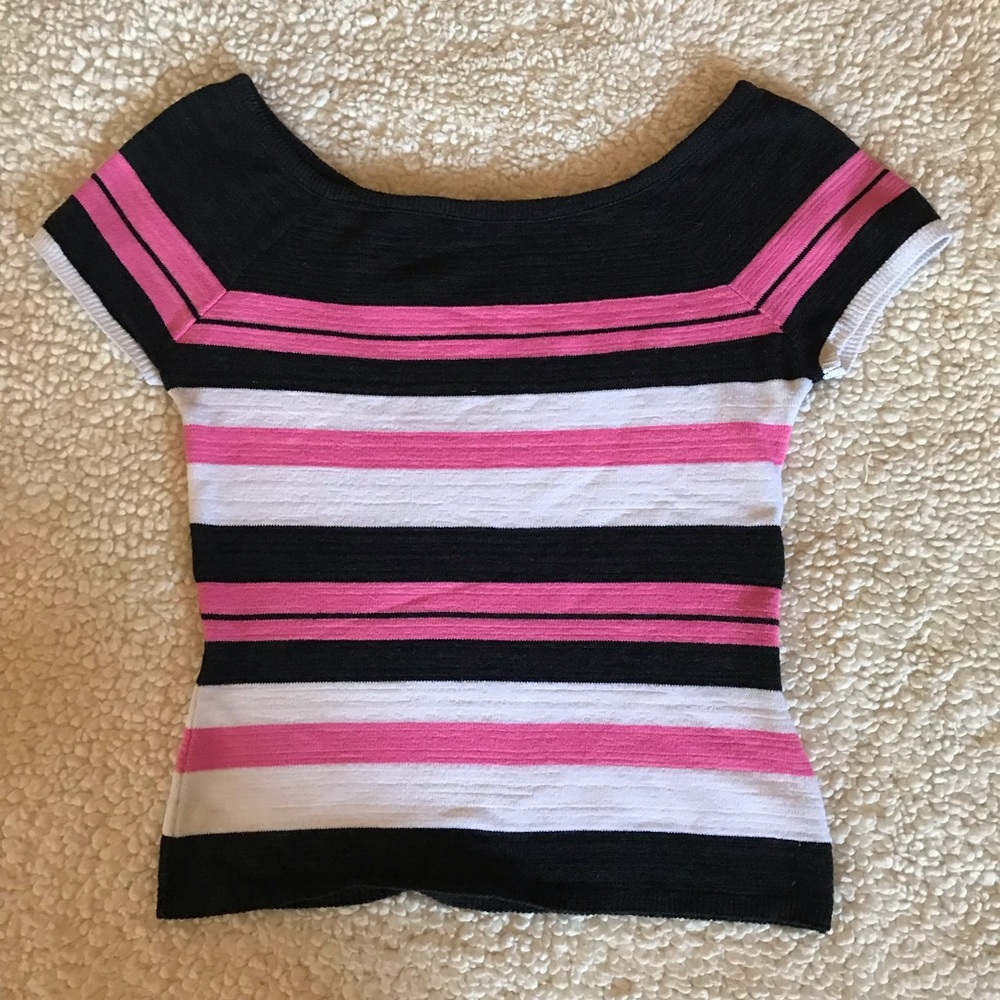 The great American sweater striped sweater shirt